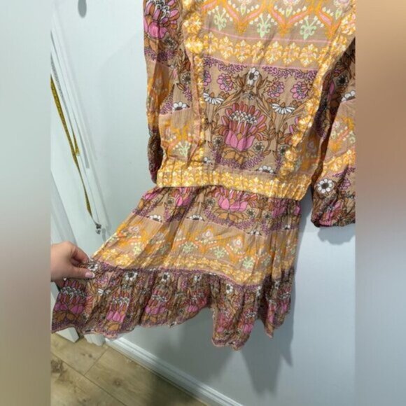 Sandro PARIS -Short Dress With A Mixed Scarf Print - Picture 11 of 15